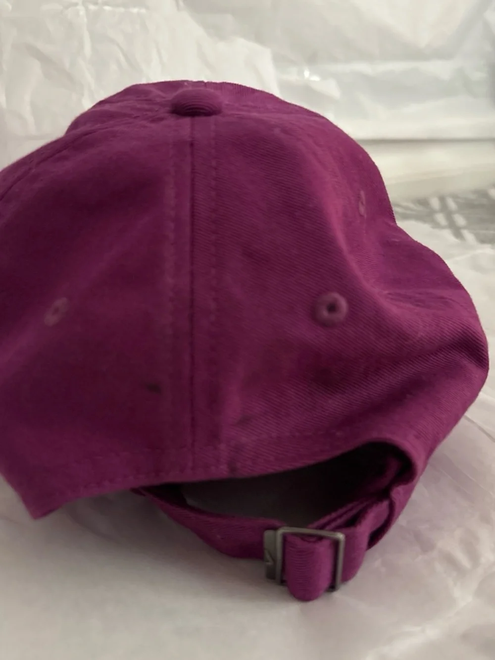 Nike Women's Plum Baseball Cap with White Swoosh